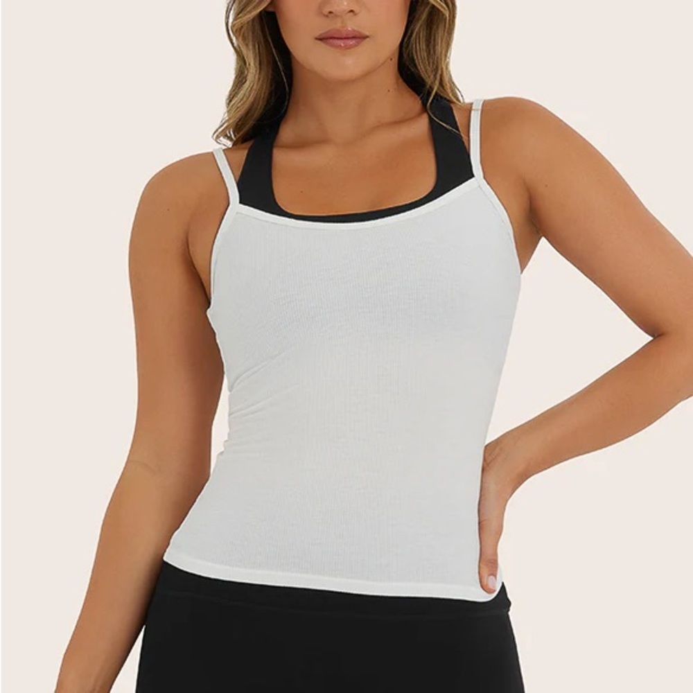 Set Active Sportbody Layered Tank Onyx